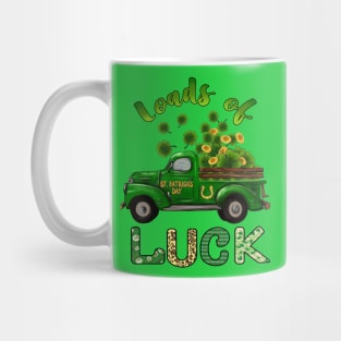 Loads of Luck Truck Shamrocks Toddler St Patrick's Day Fun Mug